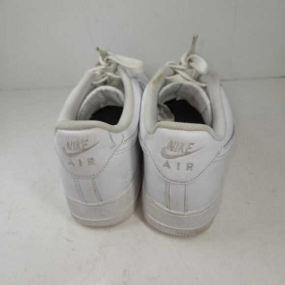Vtg Nike Air Force Ones 1 Shoes Sneakers Mens White Sz 10 DV0788 104 Y2k 2000s - Picture 7 of 14